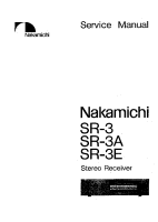 Nakamichi SR-3-SR-3A-SR-3E-Service-Manual